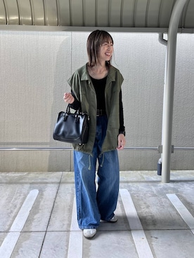 「LOWRYS FARM（ローリーズファーム）のアイテム（ベルト）」を使った、y_nさん（レディース・163cm）の秋コーディネート