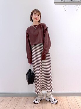 「アイテム（ワンピース/ドレス）」を使った、y_nさん（レディース・163cm・30代）の春コーディネート