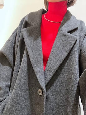 「アイテム（チョーカー）」を使った、y_nさん（レディース・163cm）の秋コーディネート