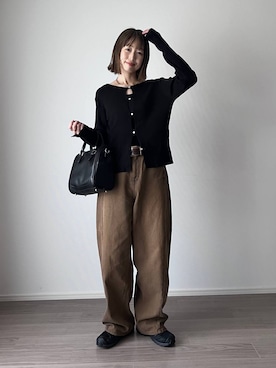 「LOWRYS FARM（ローリーズファーム）のアイテム（ベルト）」を使った、y_nさん（レディース・163cm）の秋コーディネート