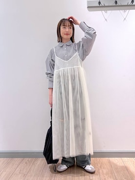 「アイテム（ワンピース/ドレス）」を使った、y_nさん（レディース・163cm・30代）の冬コーディネート
