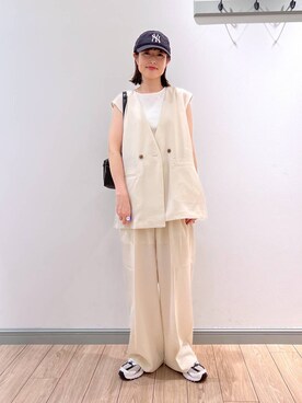 「若見え」｜「アイテム（その他アウター）」を使った、y_nさん（レディース・163cm）の夏コーディネート