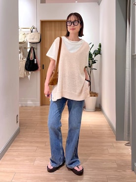 「BAYFLOW」｜y_nさん（レディース・163cm）の夏コーディネート