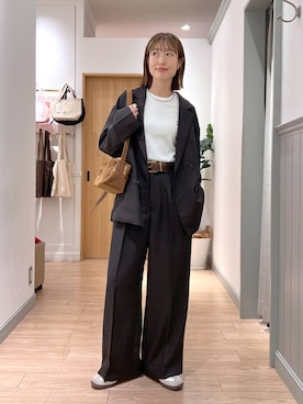 「LOWRYS FARM（ローリーズファーム）のアイテム（ベルト）」を使った、y_nさん（レディース・163cm）の秋コーディネート