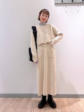 「アイテム（ワンピース/ドレス）」を使った、y_nさん（レディース・163cm・30代）の秋コーディネート