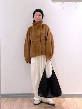 「LOWRYS FARM（ローリーズファーム）のアイテム（その他パンツ）」を使った、y_nさん（レディース・163cm）の秋コーディネート