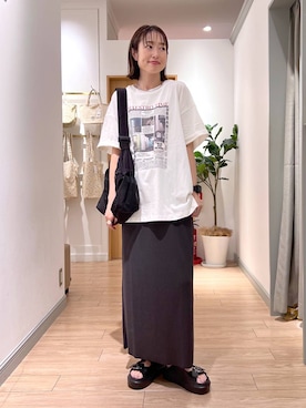「アイテム（チョーカー）」を使った、y_nさん（レディース・163cm）の夏コーディネート