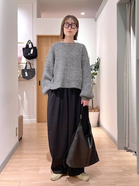 「アイテム（チョーカー）」を使った、y_nさん（レディース・163cm）の冬コーディネート