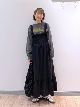 「アイテム（ワンピース/ドレス）」を使った、y_nさん（レディース・163cm・30代）の春コーディネート