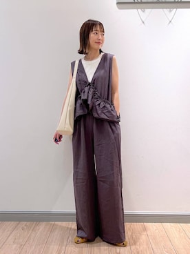 「アイテム（チョーカー）」を使った、y_nさん（レディース・163cm）の夏コーディネート