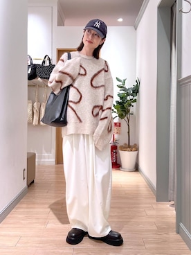 「アイテム（チョーカー）」を使った、y_nさん（レディース・163cm）の秋コーディネート