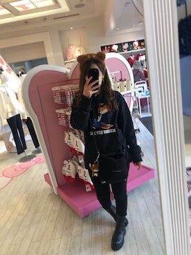 「#今日のコーデ」｜「アイテム（財布/小物）」を使った、._.warumeno.neco._.さん（レディース・159cm）の秋コーディネート