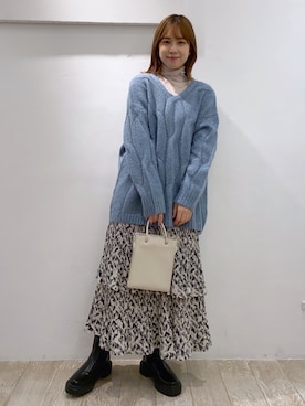 「アパートバイローリーズ」｜「アイテム（その他）」を使った、𝐚 𝐫 𝐢 𝐬 𝐚さん（レディース・161cm）の秋コーディネート
