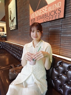 「A part by（アパートバイ）のアイテム」を使った、𝐚 𝐫 𝐢 𝐬 𝐚さん（レディース・161cm）の春コーディネート