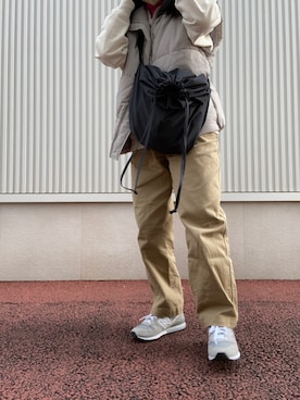 「RETRO GIRL（レトロガール）のアイテム（ブルゾン）」を使った、mizukiさん（レディース・159cm）の春コーディネート
