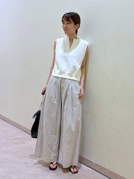 「MOHI（モヒ）のアイテム」を使った、あめさん（レディース・168cm）の夏コーディネート