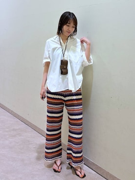 「MOHI（モヒ）のアイテム」を使った、あめさん（レディース・168cm）の夏コーディネート