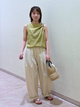 「beej（ビージ）のアイテム」を使った、あめさん（レディース・168cm）の春コーディネート