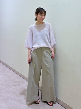 「BABYLONE（バビロン）のアイテム」を使った、あめさん（レディース・168cm）の夏コーディネート