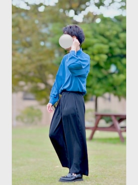 「スカンツ」｜🐾໊🅣🐾໊さん（メンズ・174cm）の秋コーディネート