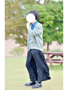 「スカンツ」｜🐾໊🅣🐾໊さん（メンズ・174cm）の秋コーディネート