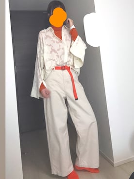 「mily bilet（ミウィビレット）のアイテム」を使った、んみんみんみさん（レディース・173cm）の秋コーディネート