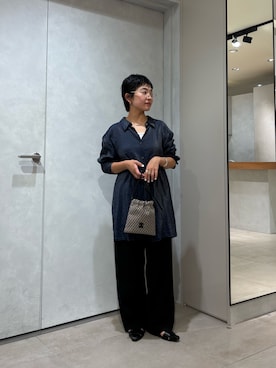 「アイテム（ポーチ）」を使った、sato yukiさん（レディース・147cm）の夏コーディネート