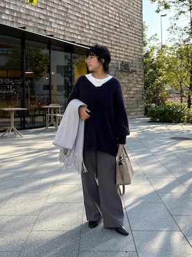 「季節の変わり目羽織コーデ」｜sato yukiさん（レディース・147cm）の秋コーディネート