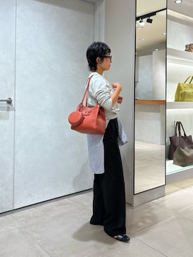 「アイテム（財布/小物）」を使った、sato yukiさん（レディース・147cm）の秋コーディネート