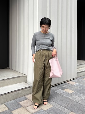 「IACUCCI（イアクッチ）のアイテム」を使った、sato yukiさん（レディース・147cm）の冬コーディネート