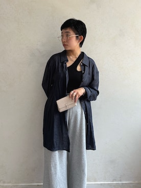 「アイテム（財布）」を使った、sato yukiさん（レディース・147cm）の夏コーディネート