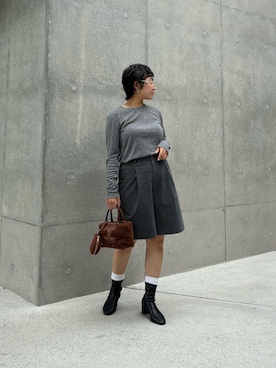 「アイテム（その他小物）」を使った、sato yukiさん（レディース・147cm）の秋コーディネート