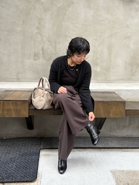 「アイテム（財布/小物）」を使った、sato yukiさん（レディース・147cm・30代）の秋コーディネート