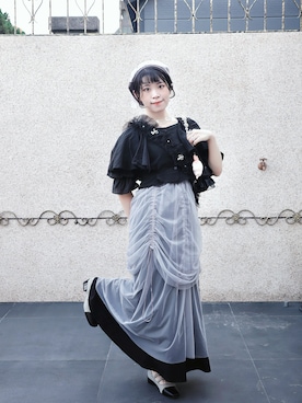 「黒コーデ」｜suzuさん（レディース・156cm）の秋コーディネート