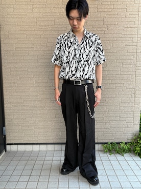 「GOSTAR DE FUGA（ゴスタール ジフーガ）のアイテム」を使った、HIROTOさん（メンズ・170cm）の夏コーディネート