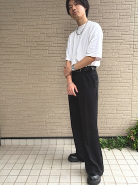 「アイテム（ドレスシューズ）」を使った、HIROTOさん（メンズ・170cm・20代）の秋コーディネート