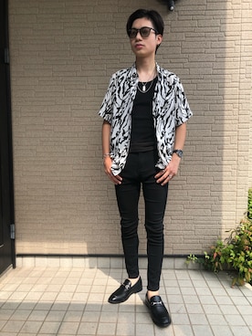 「GOSTAR DE FUGA（ゴスタール ジフーガ）のアイテム」を使った、HIROTOさん（メンズ・170cm）の夏コーディネート