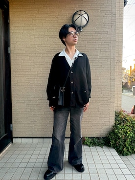 「Loose/ルース（ルース）のアイテム」を使った、HIROTOさん（メンズ・170cm）の春コーディネート