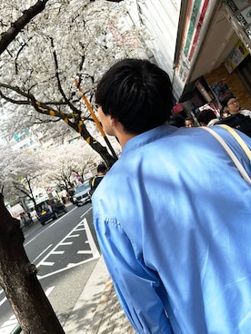 「semoh（セモー）のアイテム」を使った、Boさん（メンズ・165cm）の春コーディネート