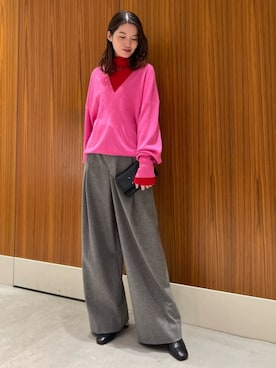 Matsuyama_TOMORROWLANDさん(レディース・162cm)の冬コーディネート