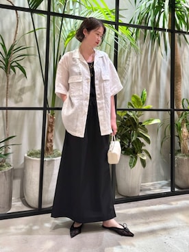 「caban（キャバン）のアイテム」を使った、Matsuyama_TOMORROWLANDさん（レディース・162cm）の夏コーディネート