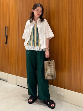 「caban」｜Matsuyama_TOMORROWLANDさん（レディース・162cm）の夏コーディネート