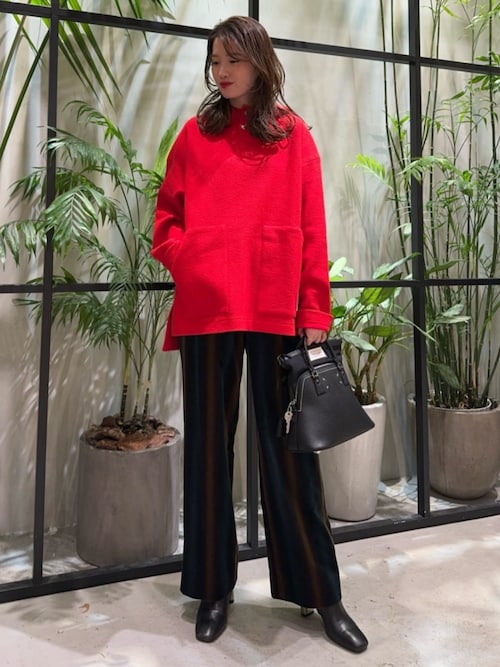 ベロア グラデーションストライプパンツ（その他パンツ）｜CABaN