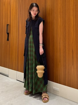 「caban」｜Matsuyama_TOMORROWLANDさん（レディース・162cm）の夏コーディネート