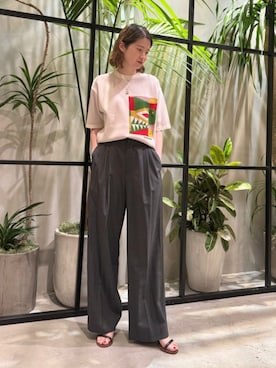 「caban（キャバン）のアイテム」を使った、Matsuyama_TOMORROWLANDさん（レディース・162cm）の夏コーディネート