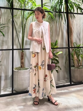 「caban（キャバン）のアイテム」を使った、Matsuyama_TOMORROWLANDさん（レディース・162cm）の夏コーディネート