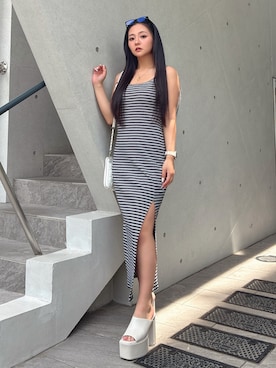 harukaさん(レディース・157cm)の夏コーディネート