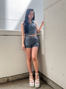 GYDA STONEストラップチャンキーヒールサンダル STONEストラップチャンキーサンダル[品番：MKSW0064072]｜GYDA