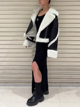 harukaさん（レディース・157cm）の冬コーディネート