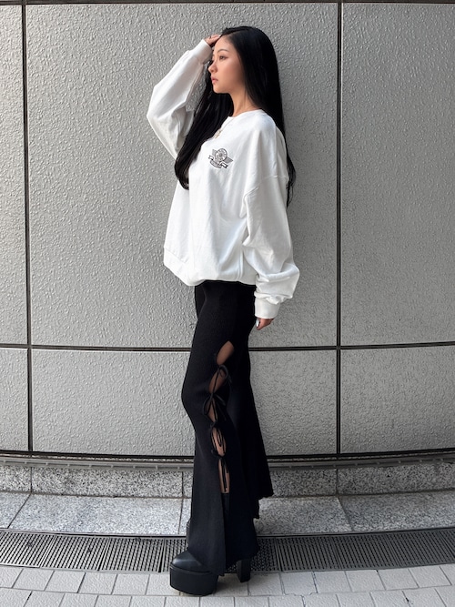 Myysoduk ニットフレアパンツ 楽天市場】ニット フレア パンツ レディース ボトム ニット